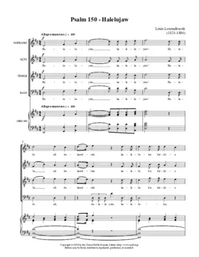 Psalm 150 - Halelujaw