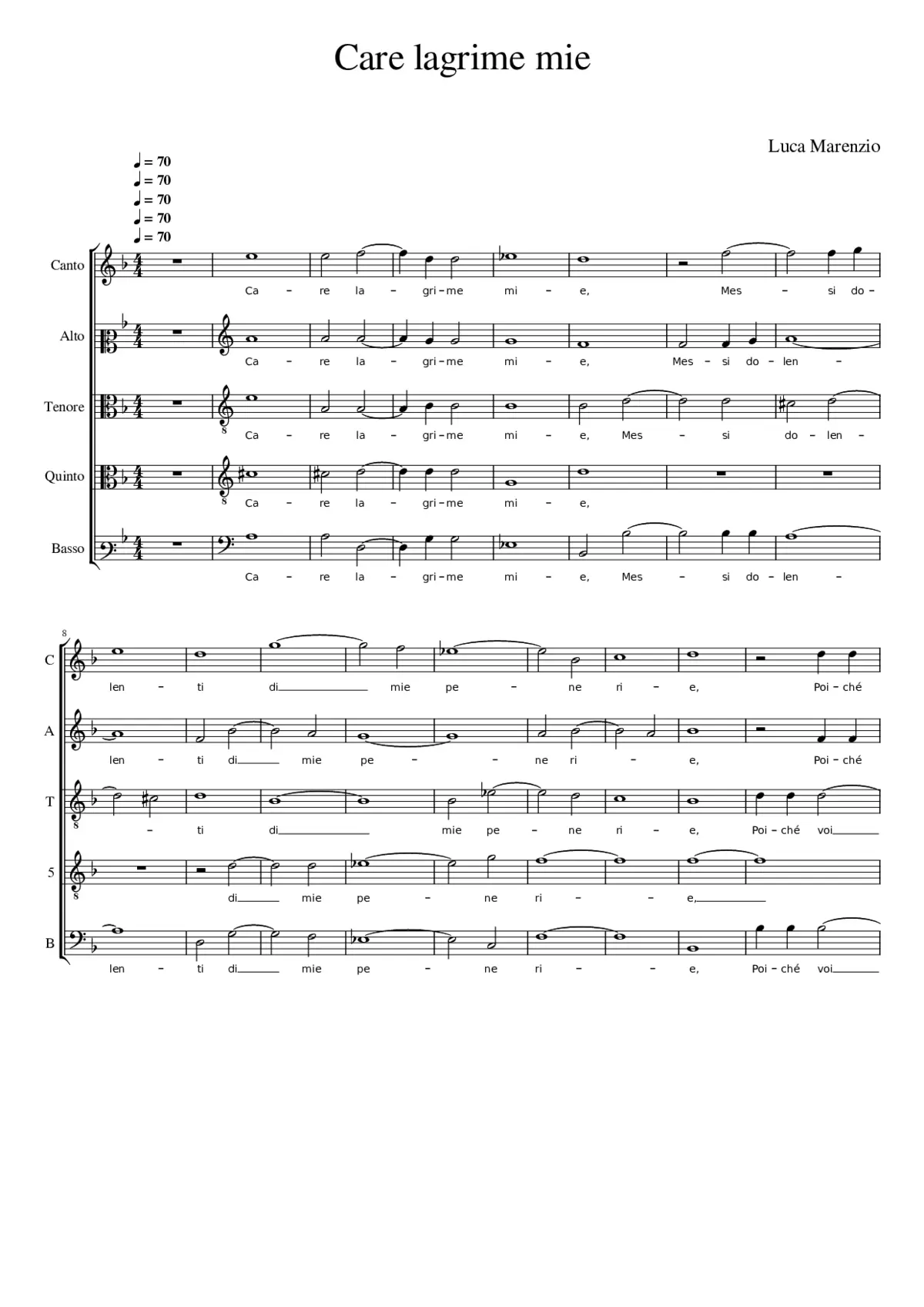 Care lagrime mie - Page 1