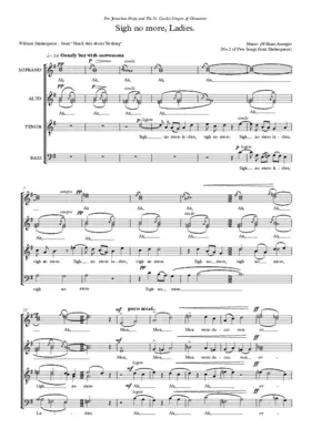 Shakespeare Songs 2: Sigh no more, ladies