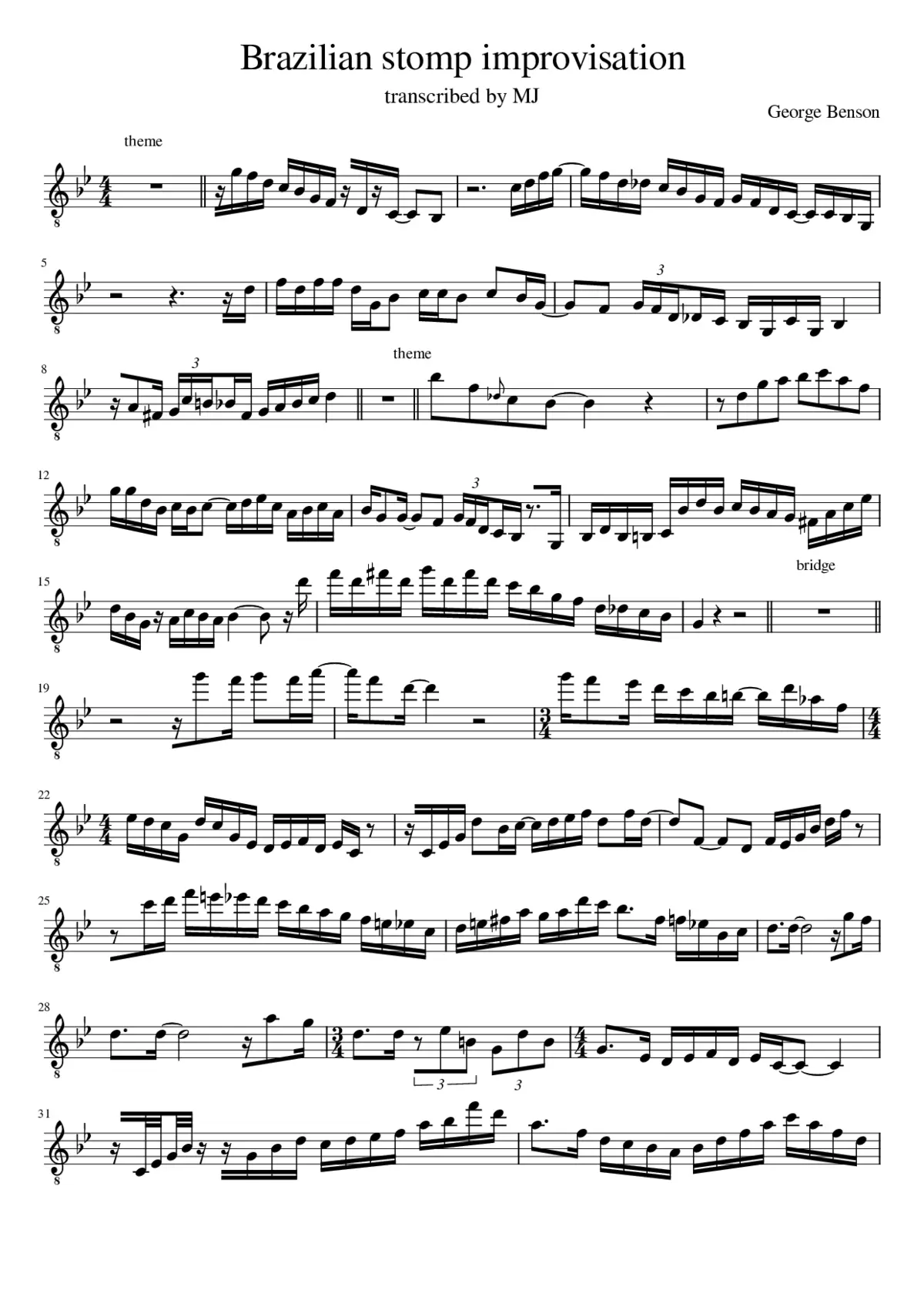 Improvisations - Page 1