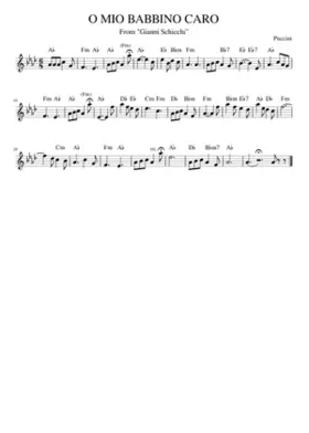 o mio babbino caro