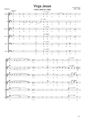 Virga Jesse WAB 52 - Anton Bruckner
