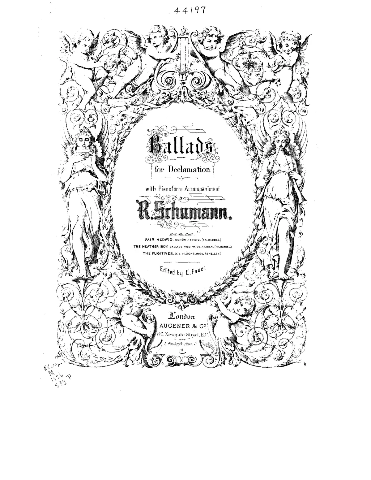 3 Ballads for Declamation, Opp.106, 122 - Page 1