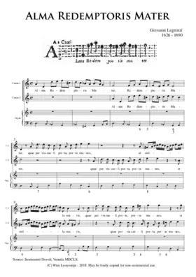 Alma Redemptoris Mater