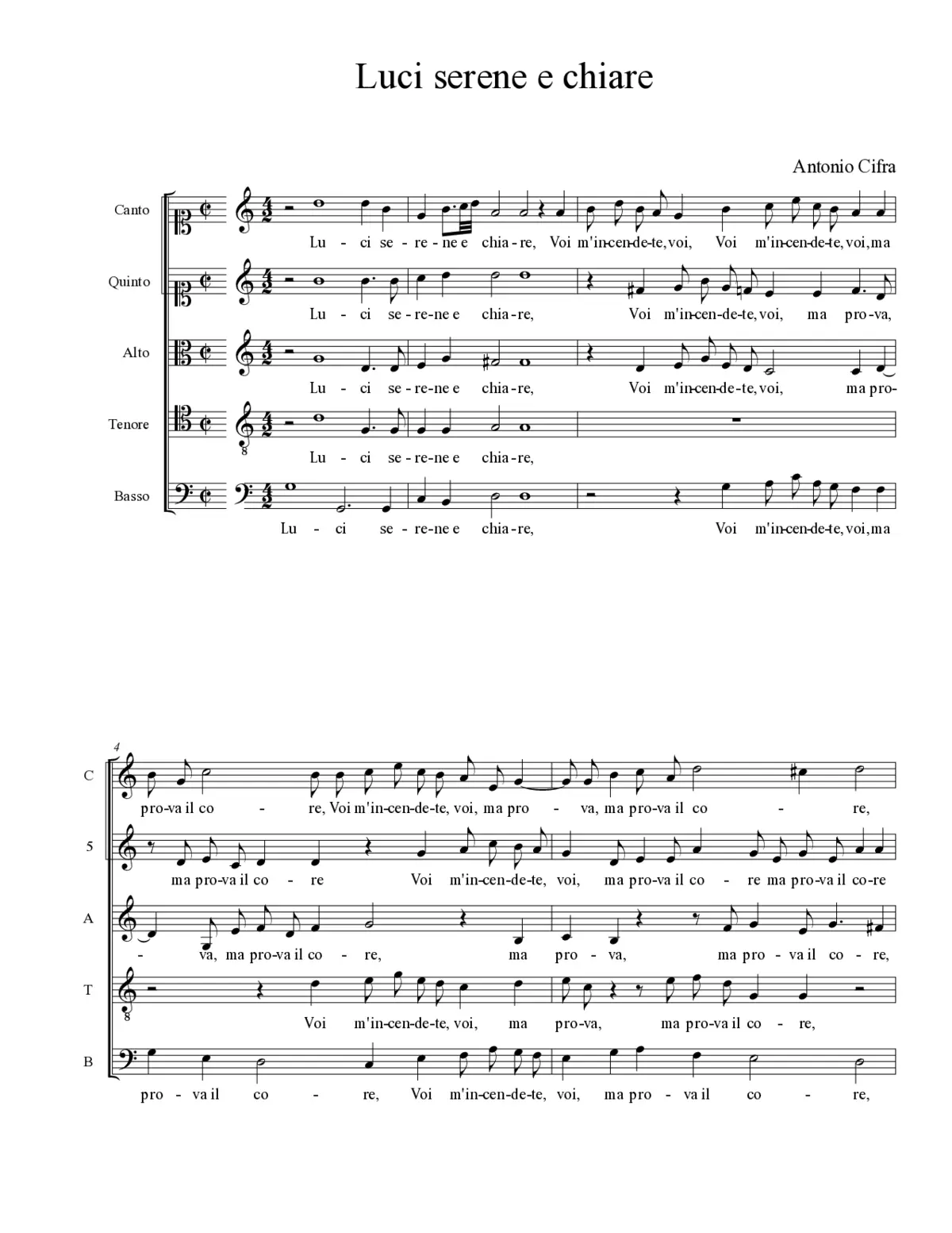 Luci serene e chiare - Page 1