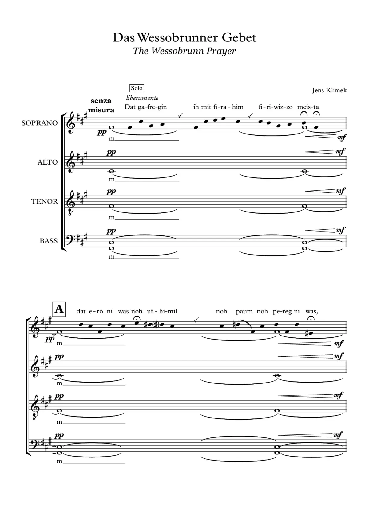Das Wessobrunner Gebet - Page 1