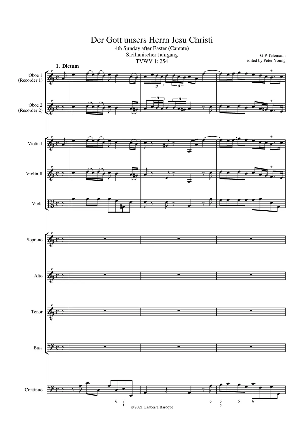 Der Gott unsers Herrn Jesu Christi - Page 1