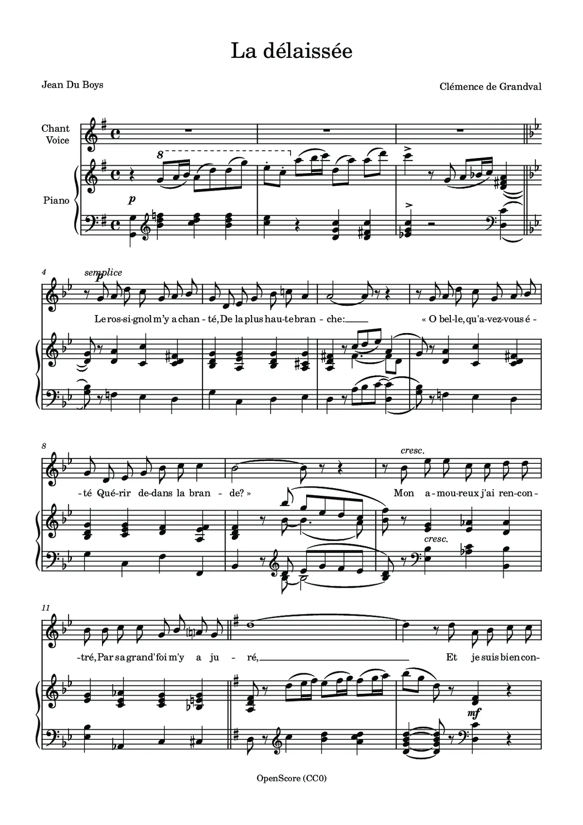 La délaissée - Page 1