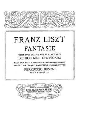 Fantasie über Themen aus Mozarts Figaro und Don Giovanni