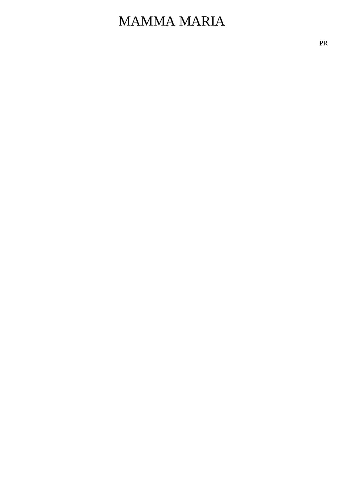 mamma maria - Page 1