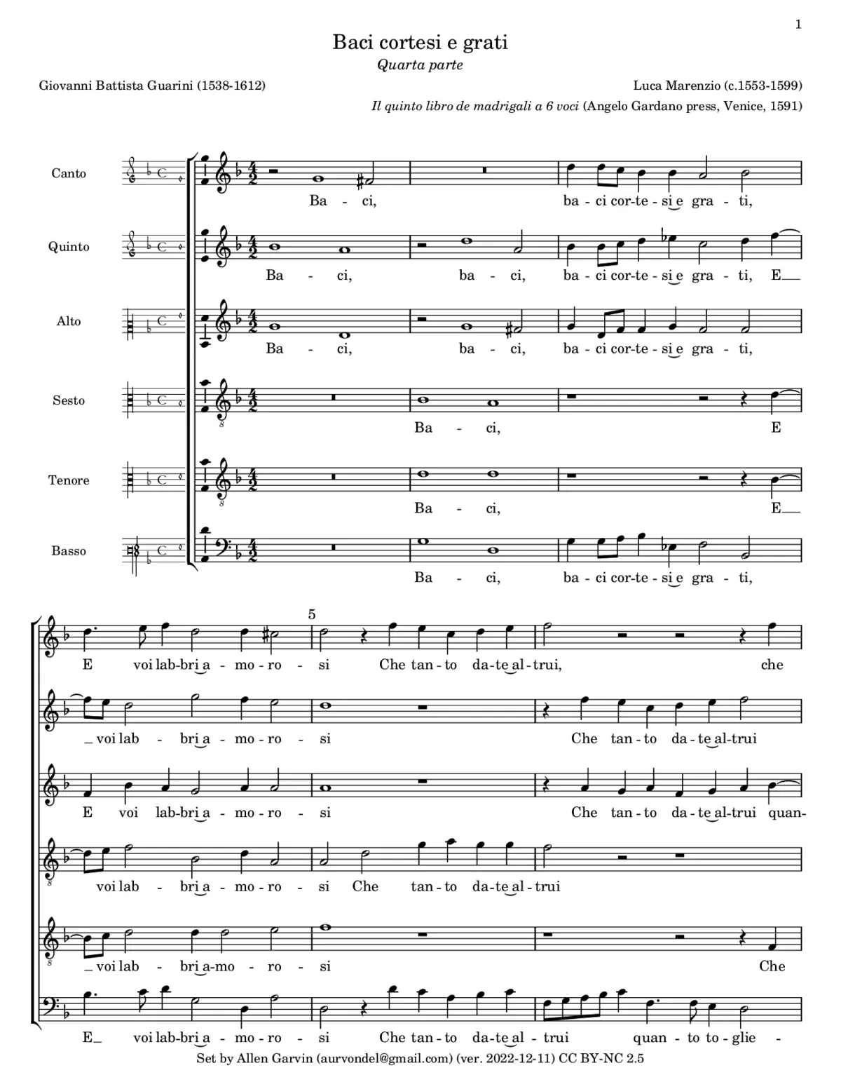 Baci cortesi e grati - Page 1