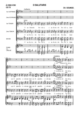 O salutaris, CG 70