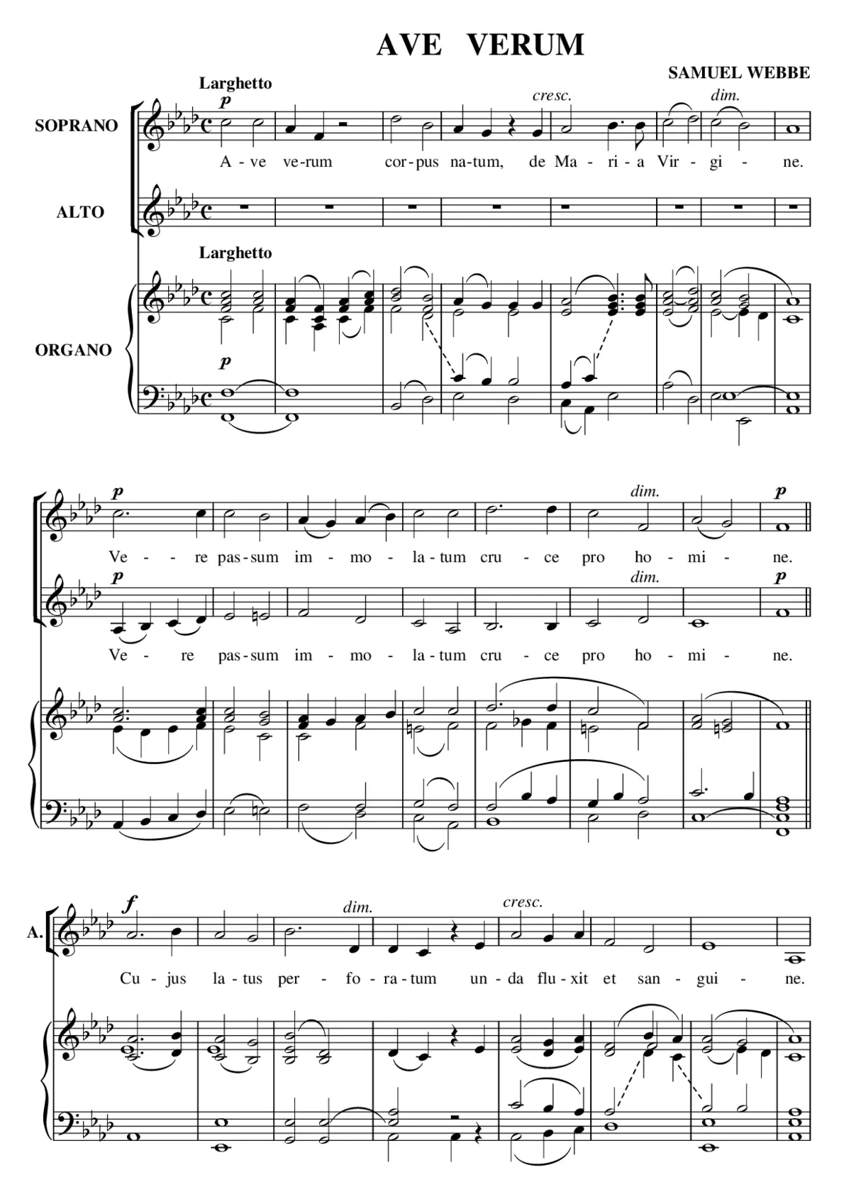 Ave verum - Page 1