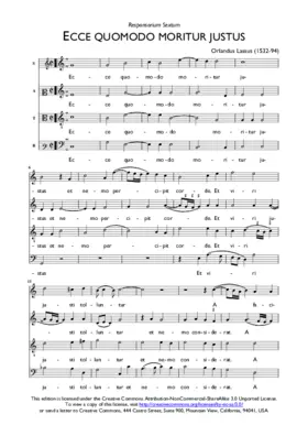 Ecce quomodo moritur justus