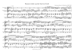 12 Arien und Lieder aus Schemellis Gesangbuch und A.M. Bachs Notenbuch für Ostern und andere Feste