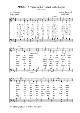 Praise to the holiest in the height