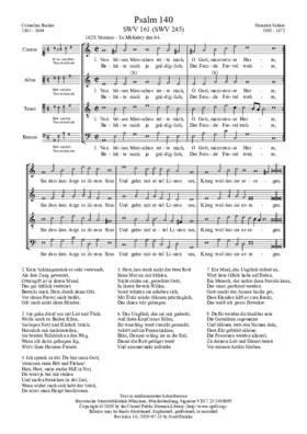 Von bösen Menschen rette mich, SWV 245