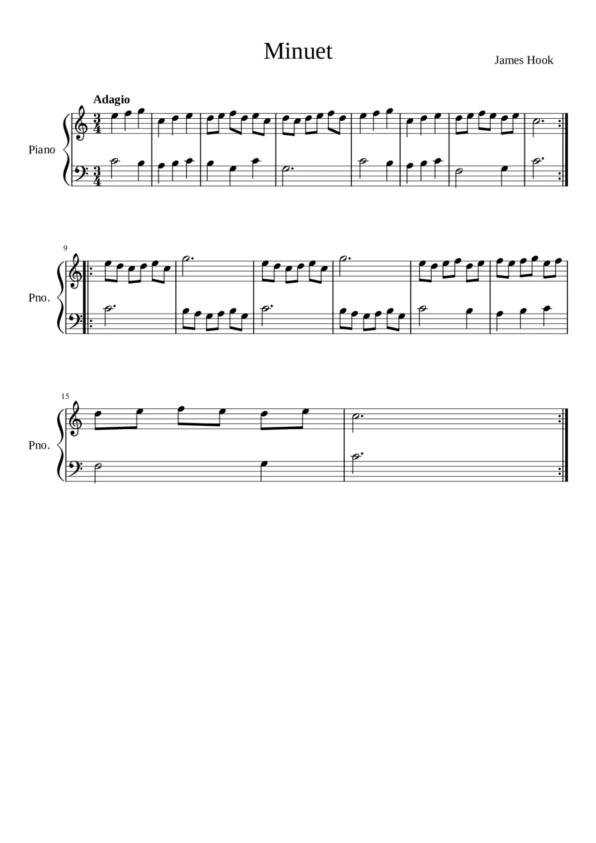 Minuet - Page 1
