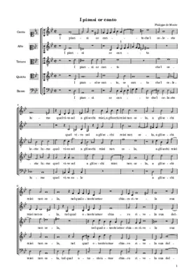 I' piansi, or canto