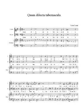 Quam dilecta tabernacula