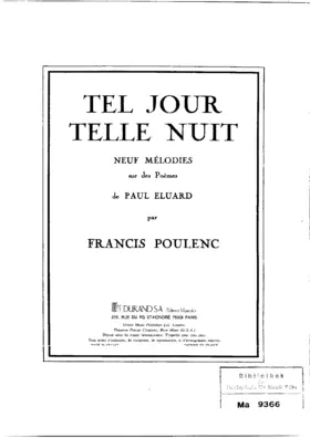 Neuf mélodies