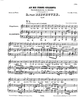 An die ferne Geliebte ("To the Distant Beloved")