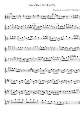 Tico-Tico No Fub\'a