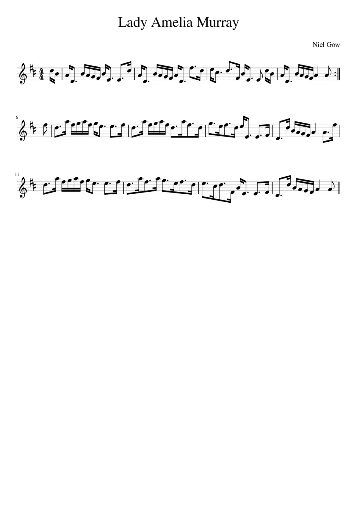 Lady Amelia Murray - Page 1