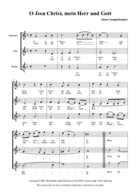 O Jesu Christ, mein Herr und Gott