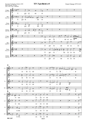 Egredimini carissimi a 8