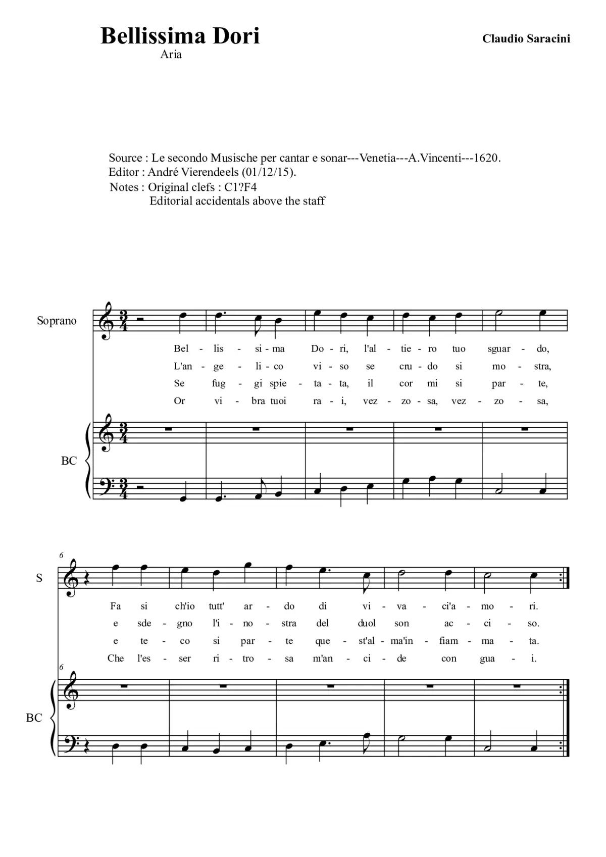Bellissima Dori - Page 1