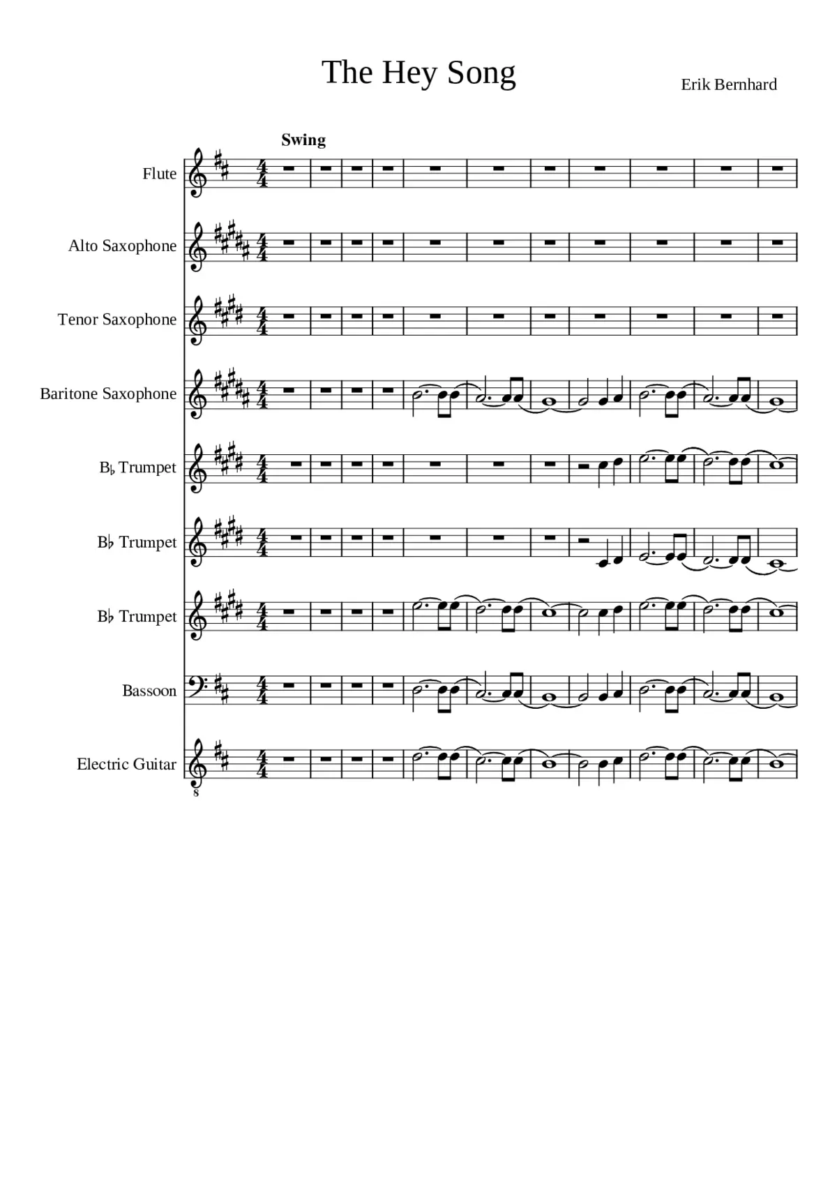 The Hey Song - Page 1