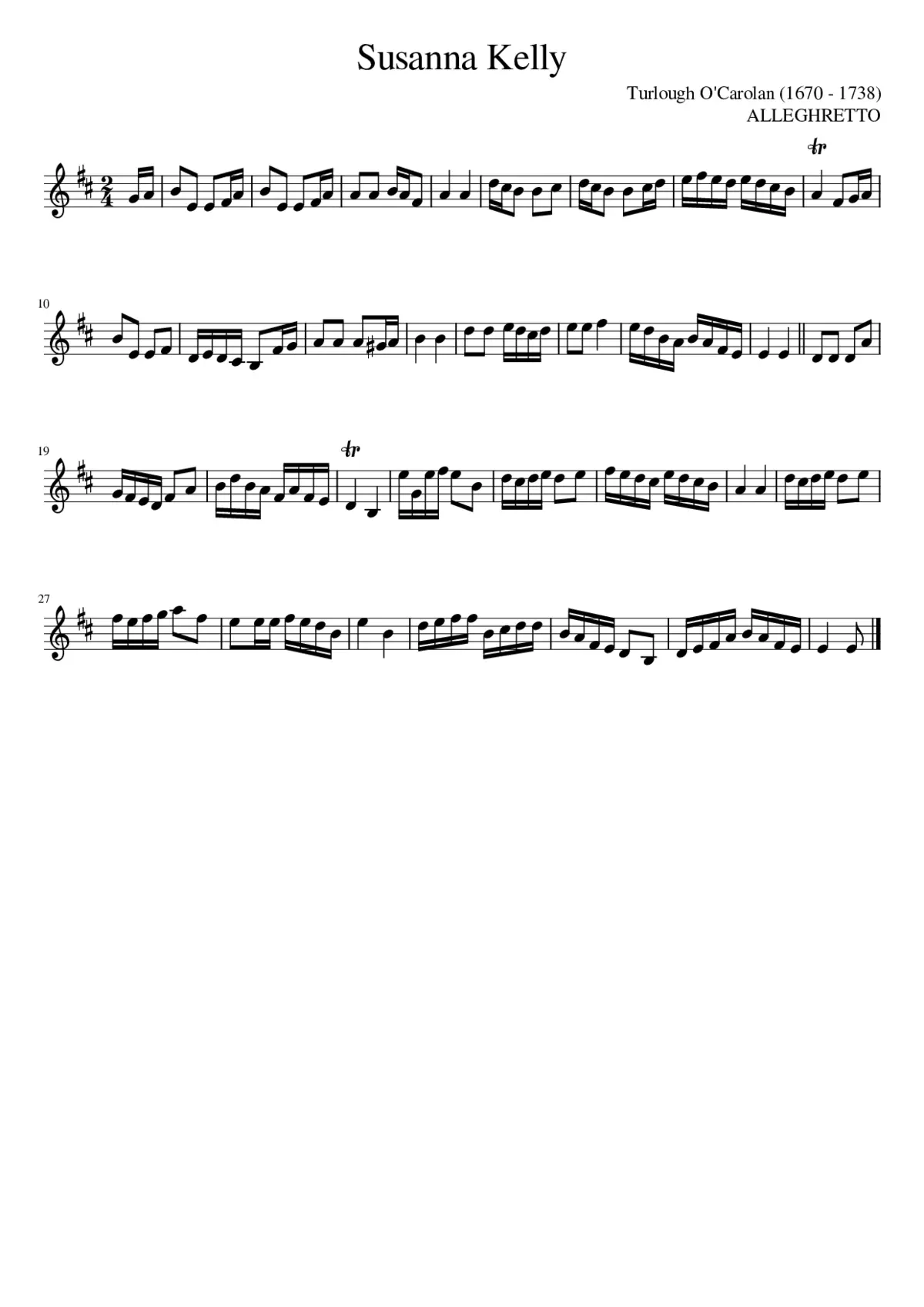 Susanna Kelly - Page 1