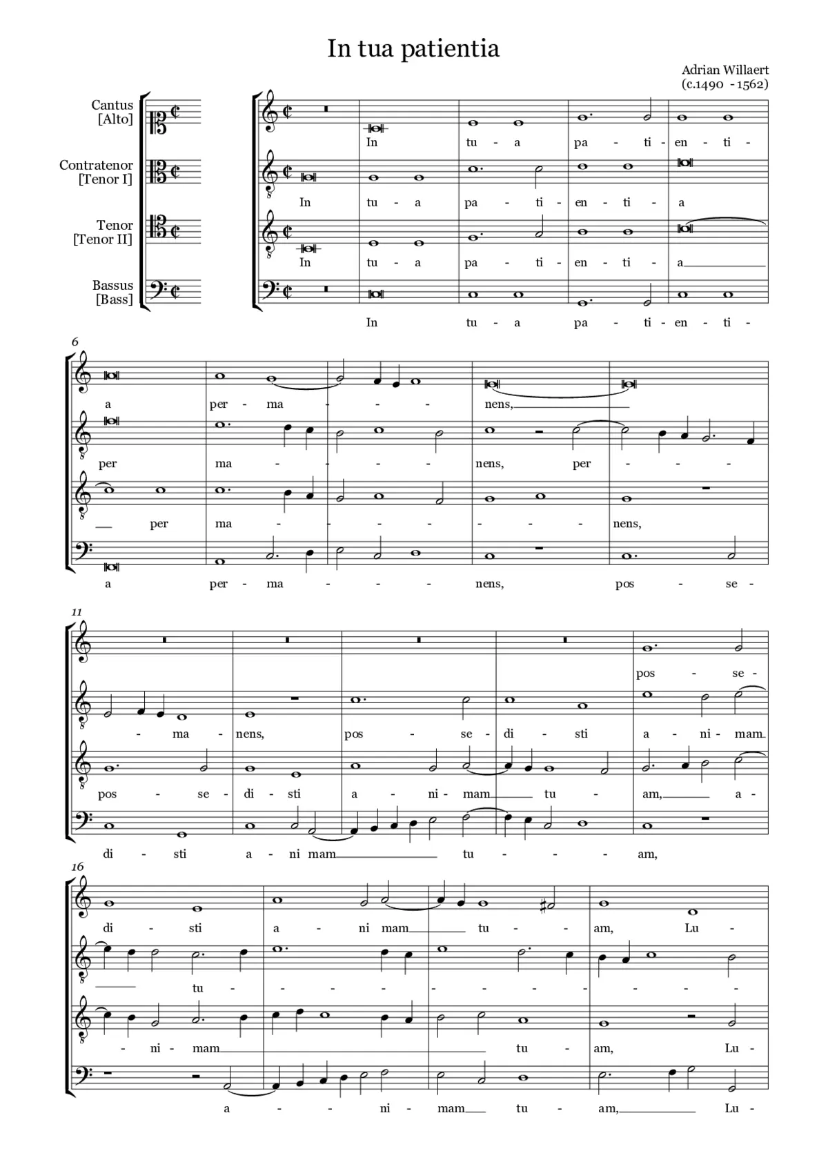 In tua patientia - Page 1
