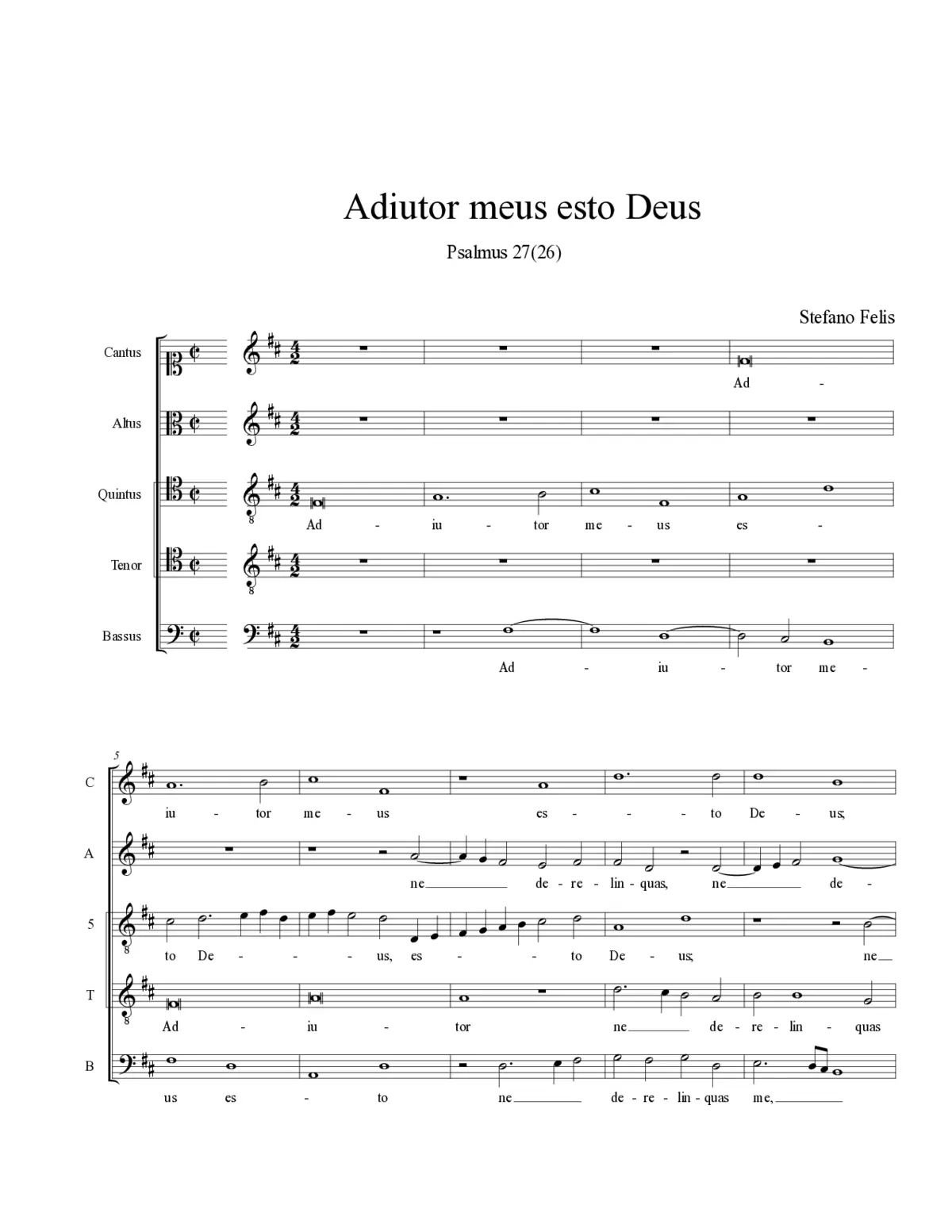 Adiutor meus esto Deus - Page 1