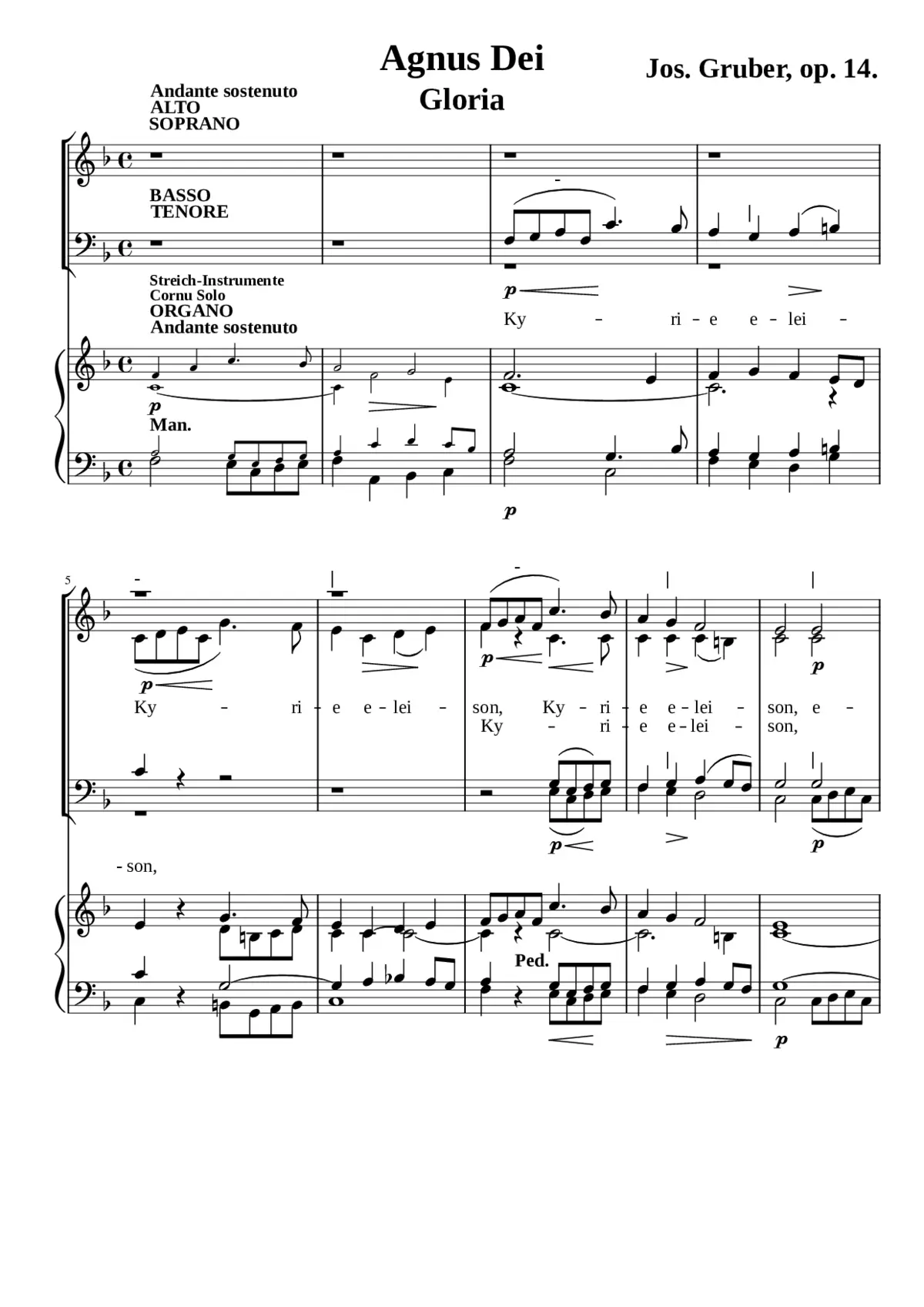 Fest-Messe in honorem Sancti Petri - Page 1