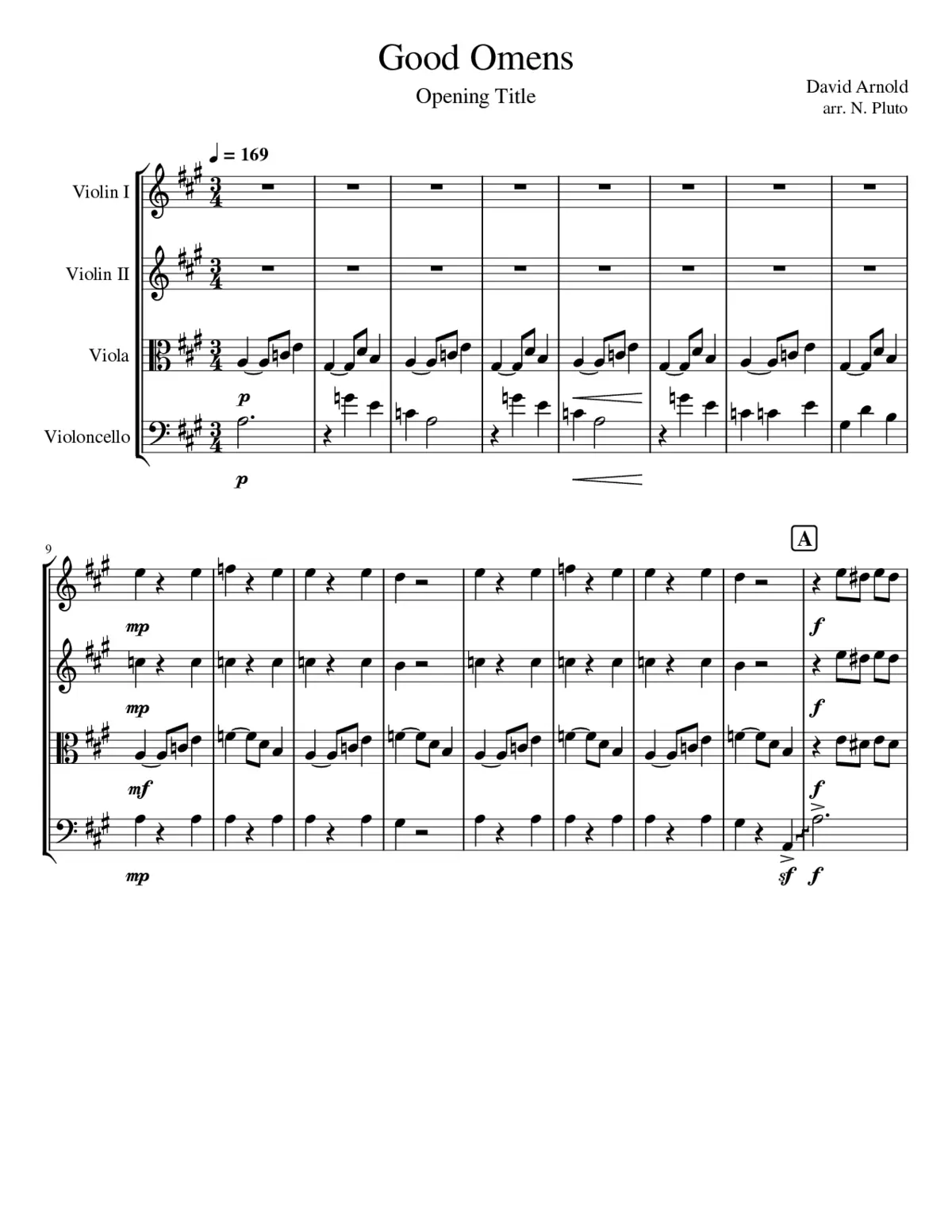 good omens - main theme - Page 1