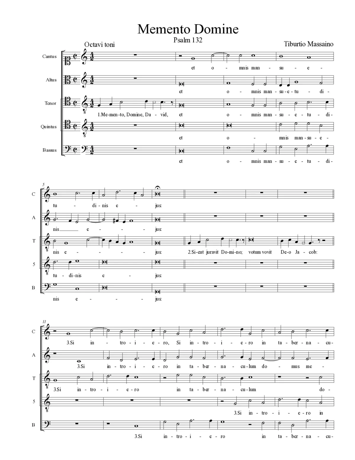 Memento Domine - Page 1