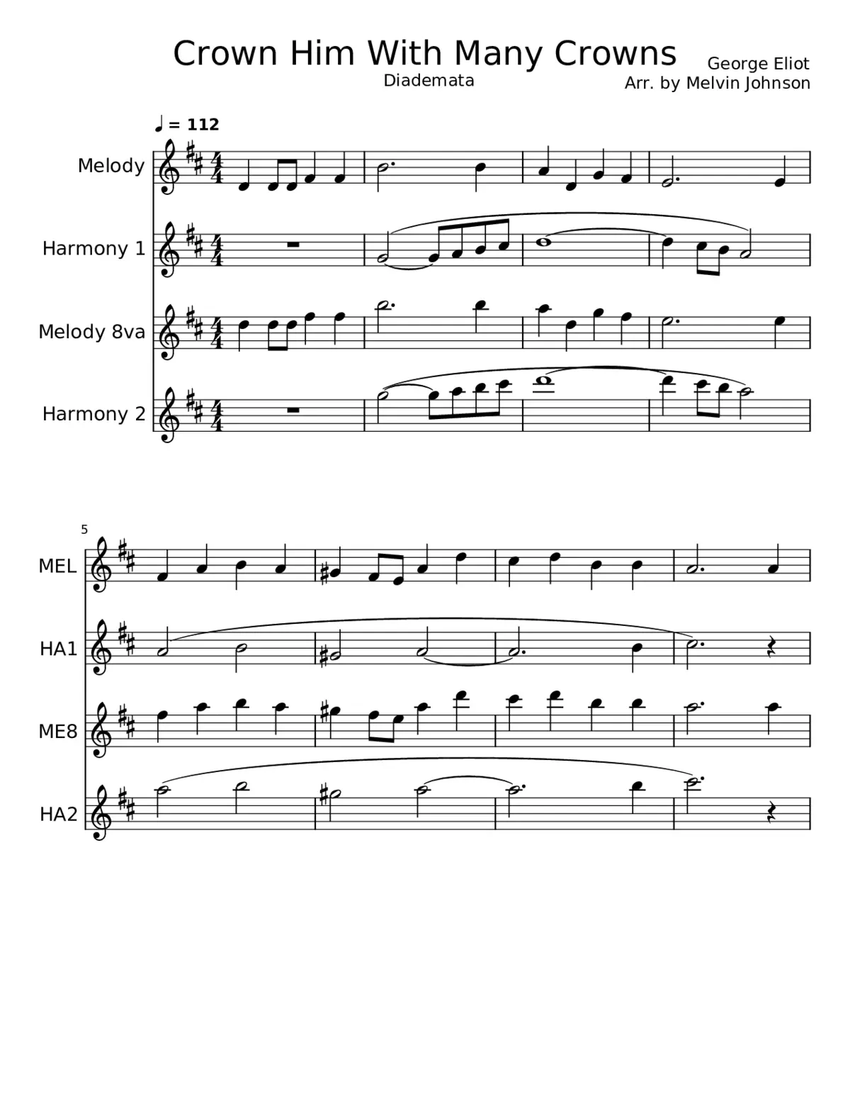 crown him with many crowns - Page 1