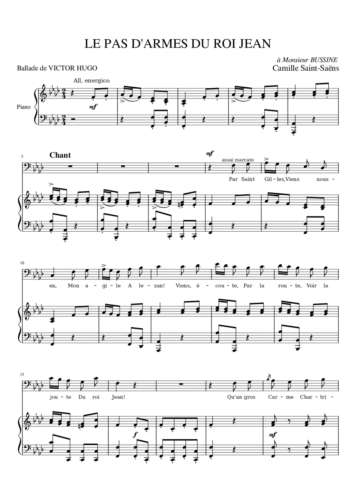 Le pas d'armes du Roi Jean - Page 1