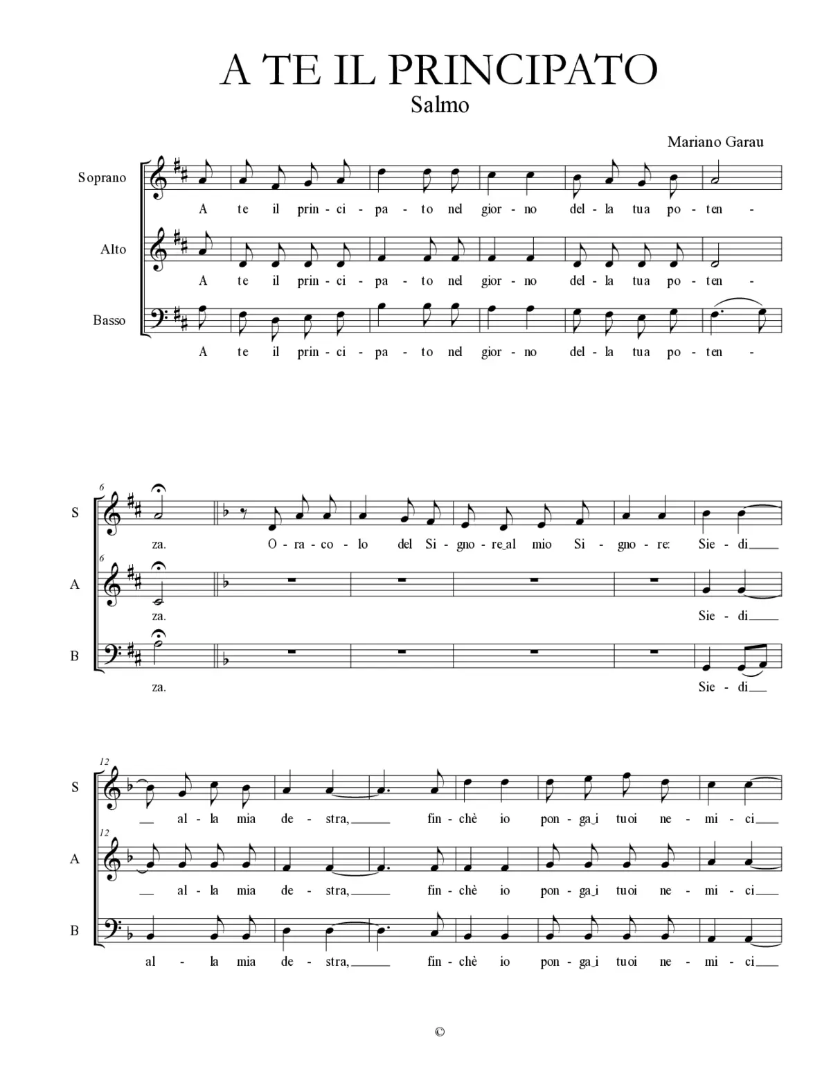 A te il principato - Salmo - Page 1