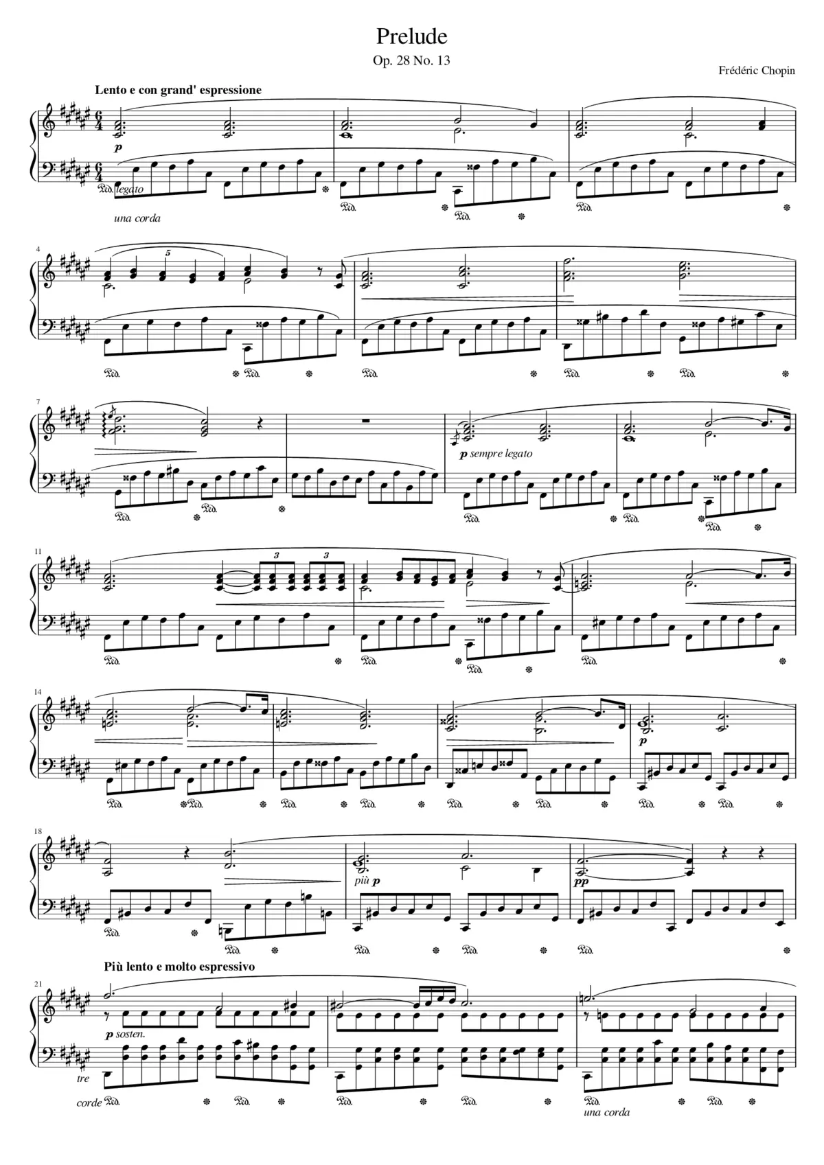 Preludes Op.28 - Page 1