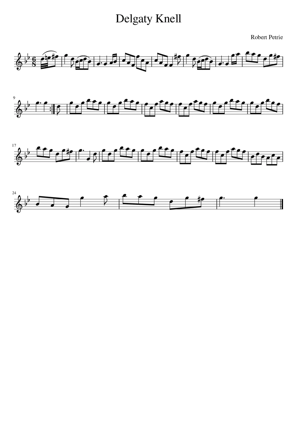 Delgaty Knell - Page 1