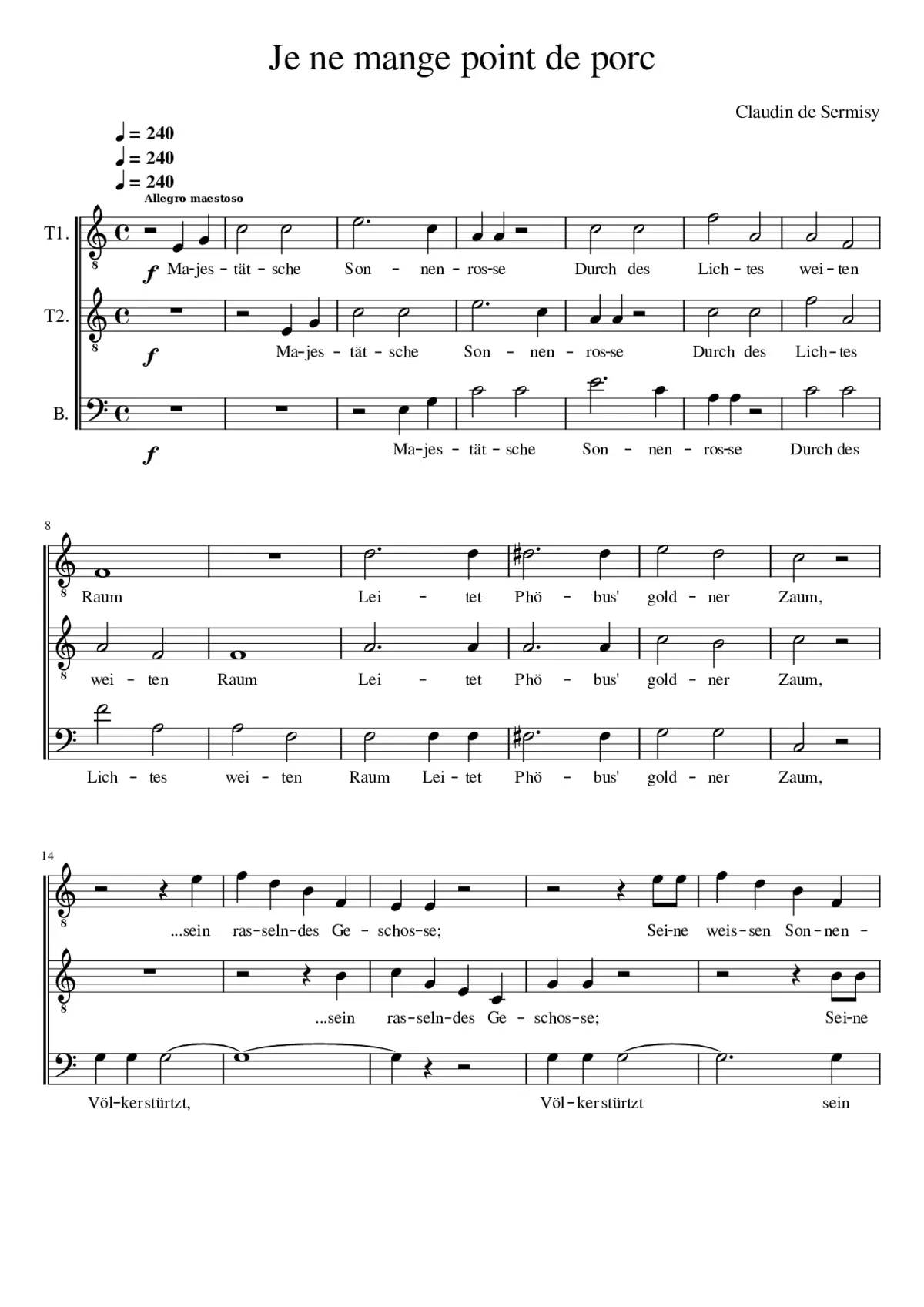 Majestätsche Sonnenrosse - Page 1