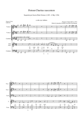 Petrum charitas nascentem