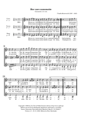 Hor, care canzonette