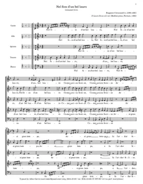 Nel foco d'un bel lauro