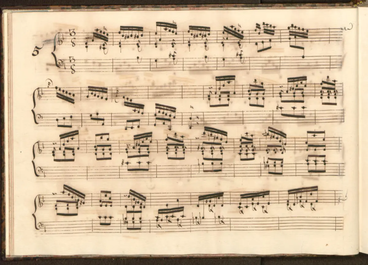 Keyboard Sonata in D minor - Page 1