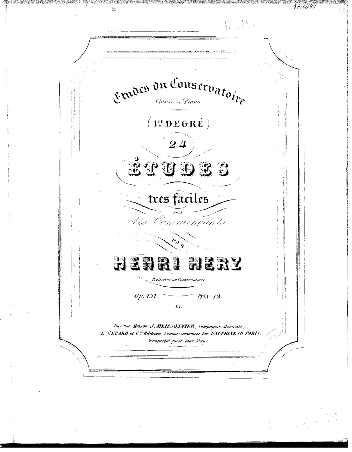 24 Études - Page 1