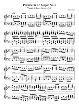 Prelude in Eb Major No.3